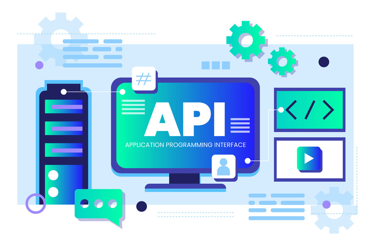 REST API monitoring architecture with server, endpoints, and health check integrations